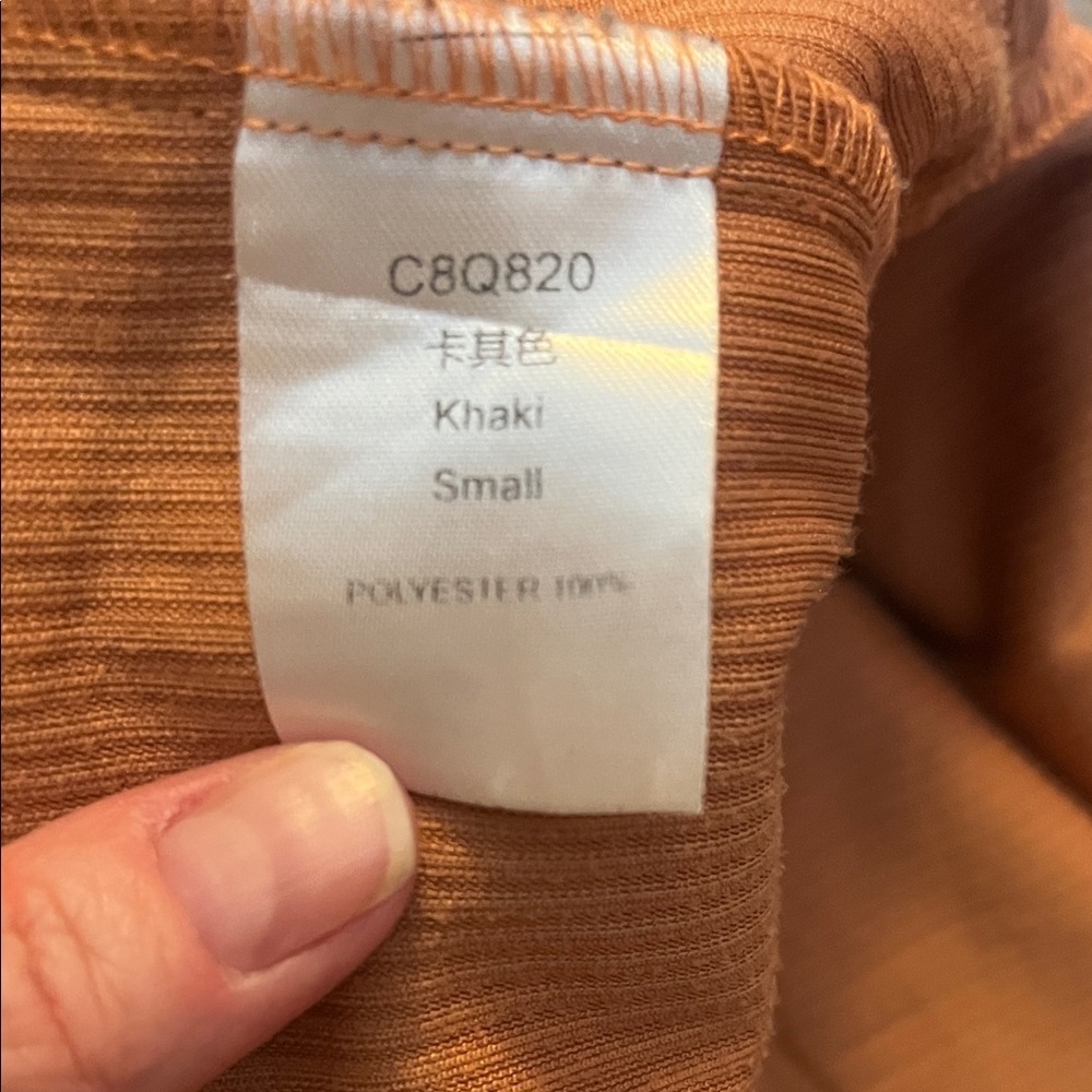 Rust super cozy Ribbed Top - M/L - Picture 7 of 7
